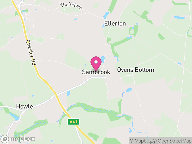 Map of Chetwynd, Telford and Wrekin