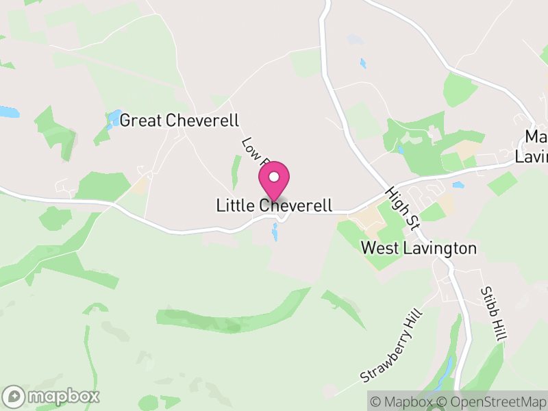 Map of Cheverell Parva, Wiltshire