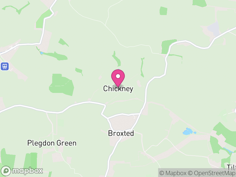 Map of Chickney, Uttlesford