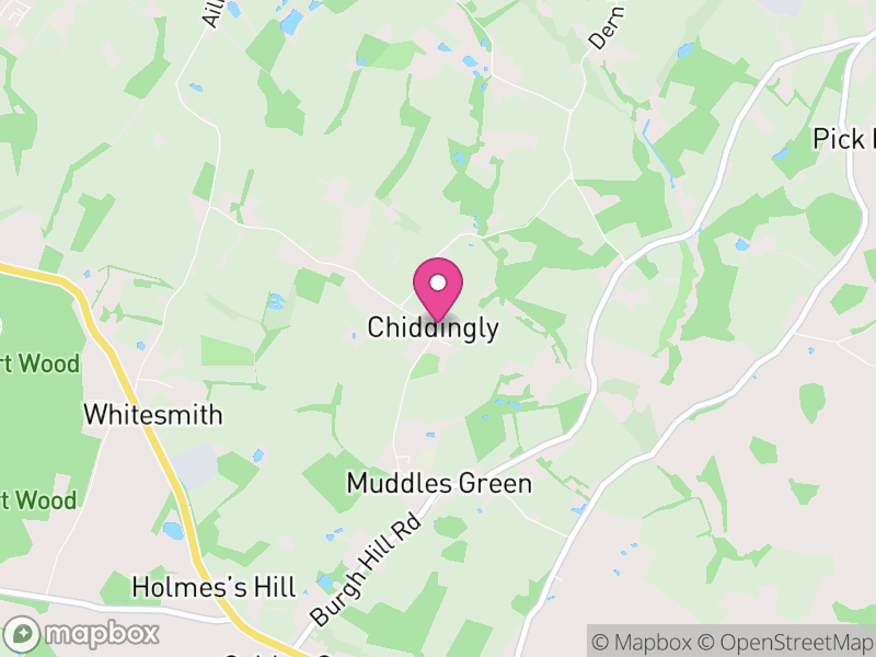 Map of Chiddingly, Wealden
