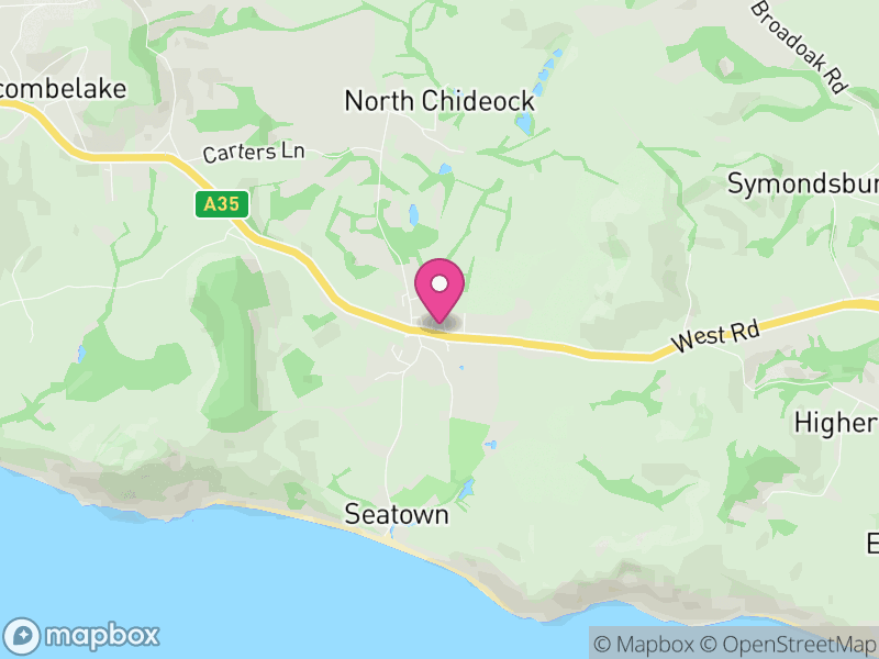 Map of Chideock, Dorset