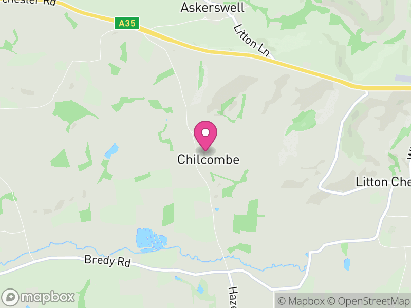 Map of Chilcombe, Dorset