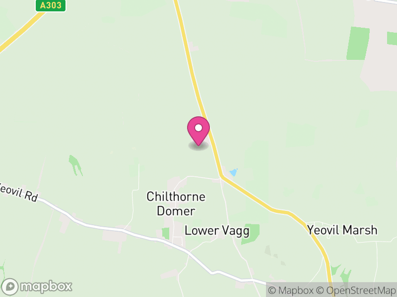 Map of Chilthorne Domer, Somerset