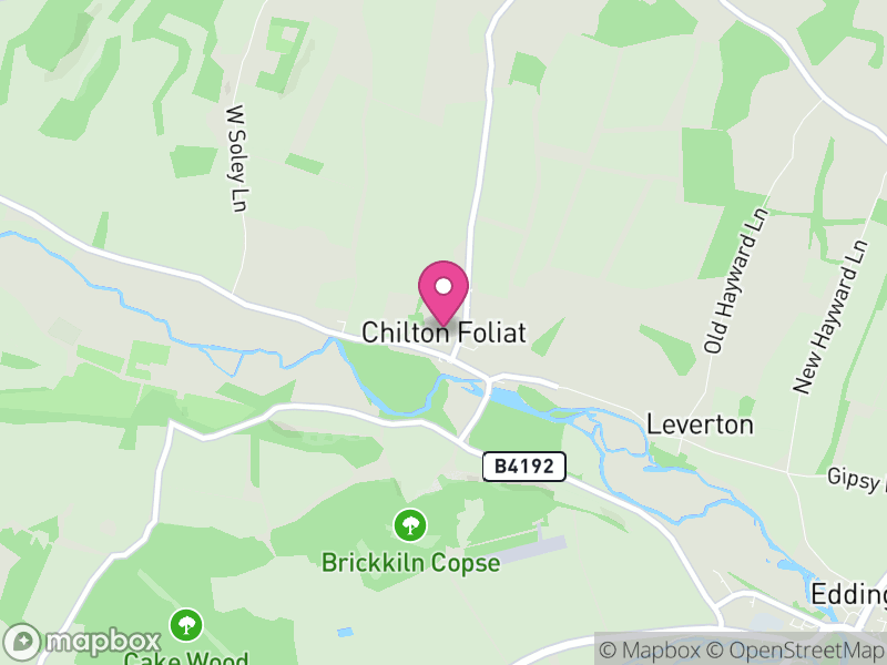 Map of Chilton Foliat, Wiltshire