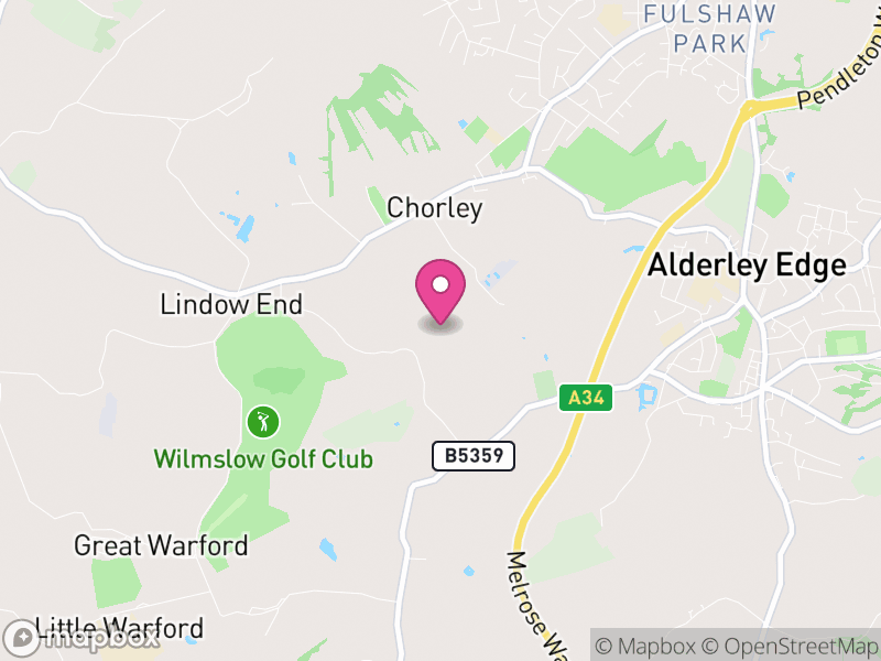 Map of Chorley, Cheshire East