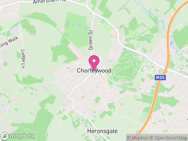 Map of Chorleywood, Three Rivers
