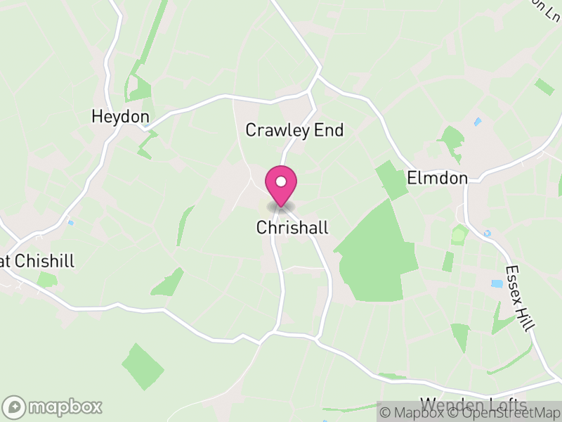 Map of Chrishall, Uttlesford
