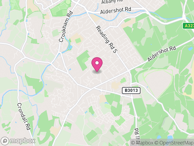 Map of Church Crookham, Hart