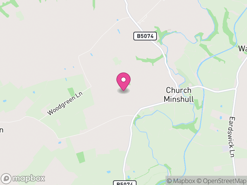 Map of Church Minshull, Cheshire East