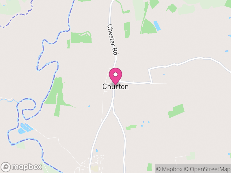 Map of Churton, Cheshire West and Chester