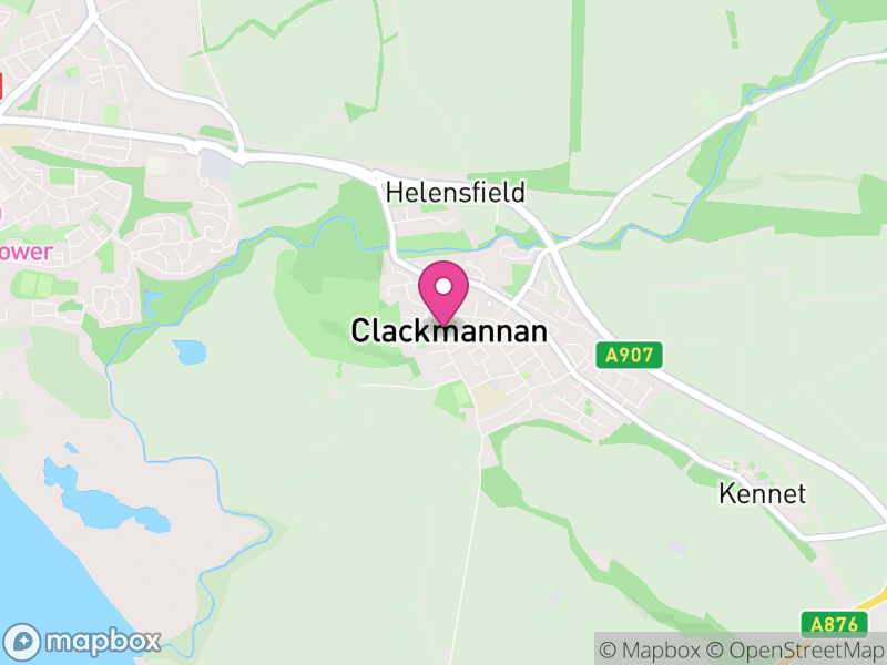 Map of Clackmannan