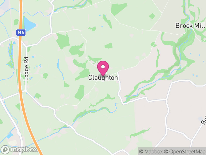 Map of Claughton, Wyre