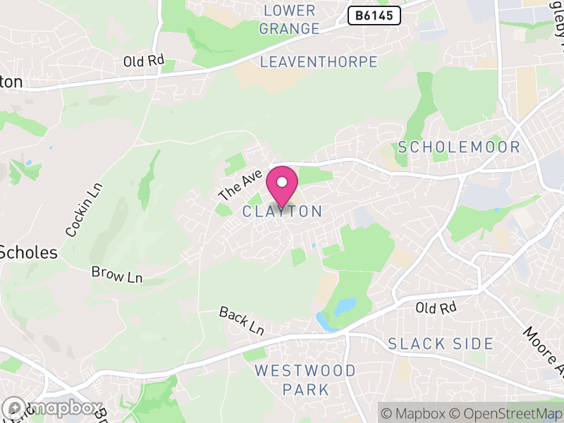 Map of Clayton, Bradford