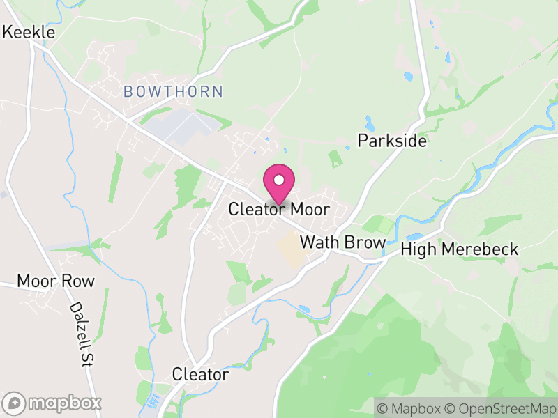 Map of Cleator Moor, Cumberland