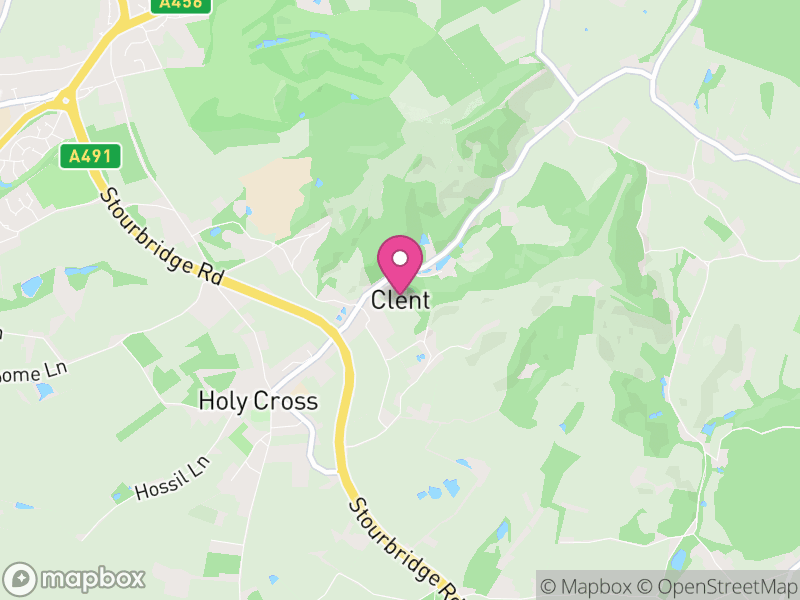 Map of Clent, Bromsgrove