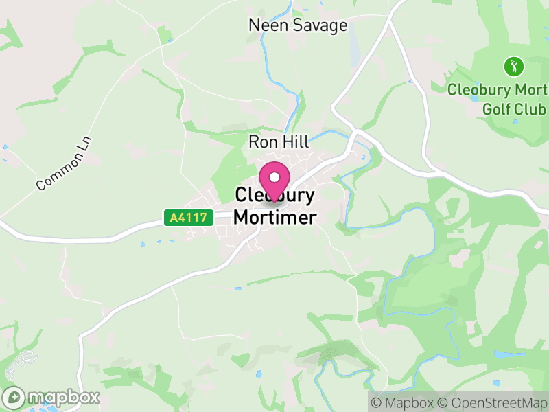 Map of Cleobury Mortimer, England