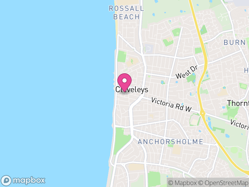 Map of Cleveleys