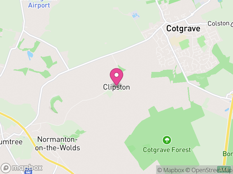 Map of Clipston, Rushcliffe