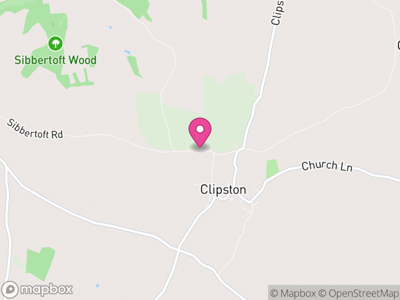 Map of Clipston, West Northamptonshire
