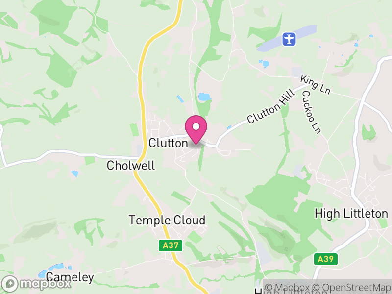 Map of Clutton, Bath and North East Somerset