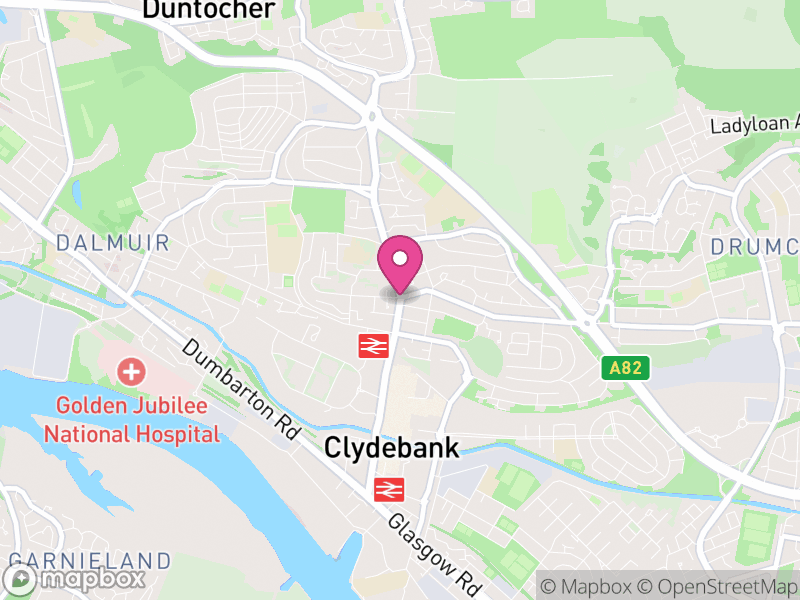 Map of Clydebank