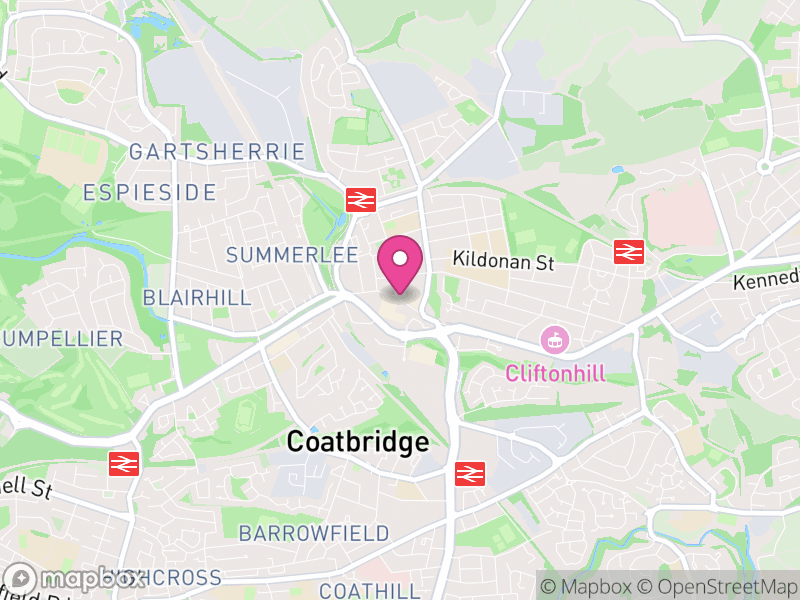 Map of Coatbridge