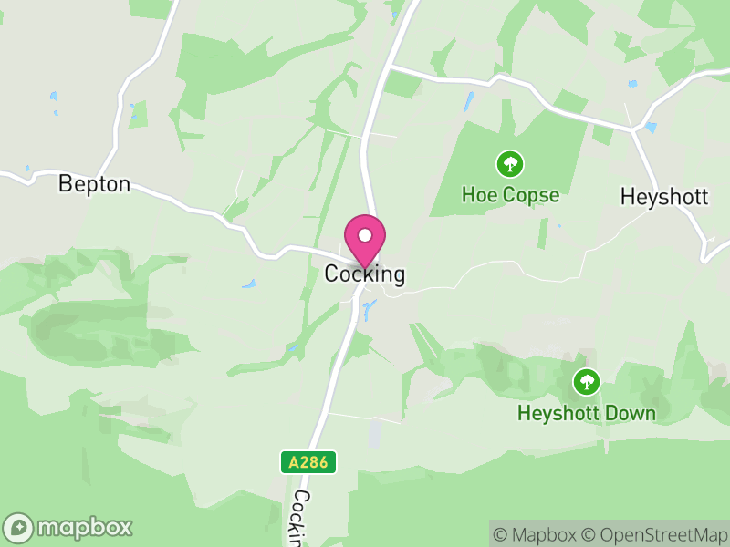 Map of Cocking, Chichester