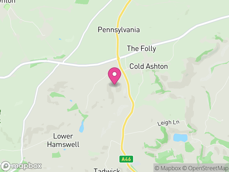 Map of Cold Ashton, South Gloucestershire