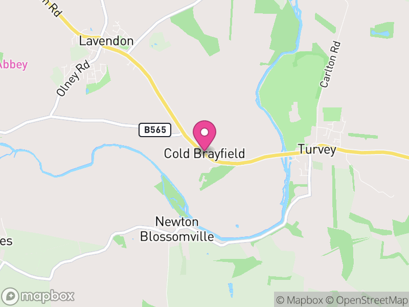Map of Cold Brayfield, Milton Keynes