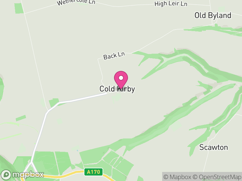 Map of Cold Kirby, North Yorkshire