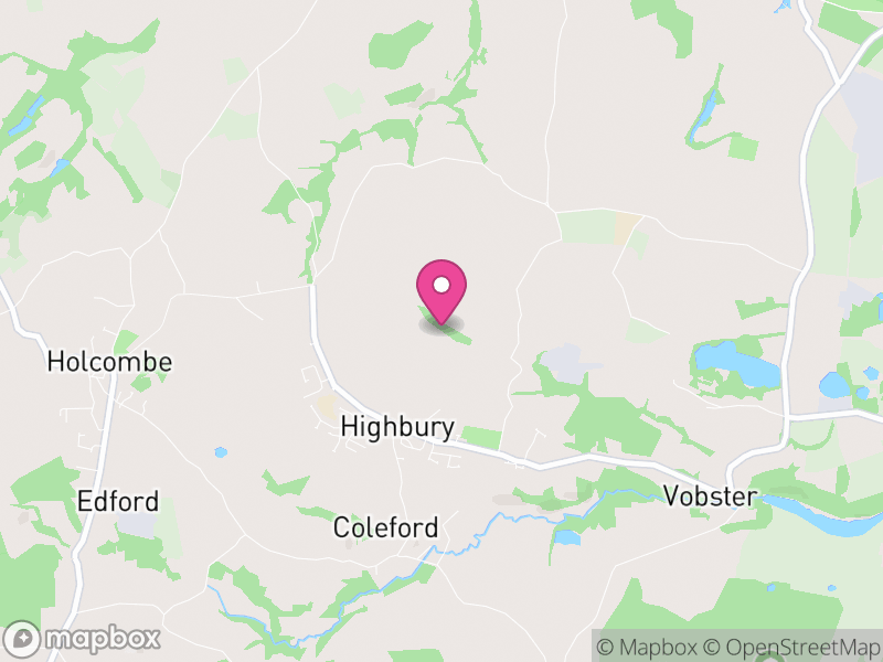 Map of Coleford, Somerset