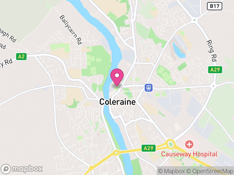 Map of Coleraine