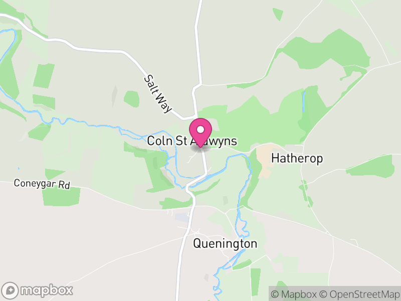 Map of Coln St. Aldwyns, Cotswold