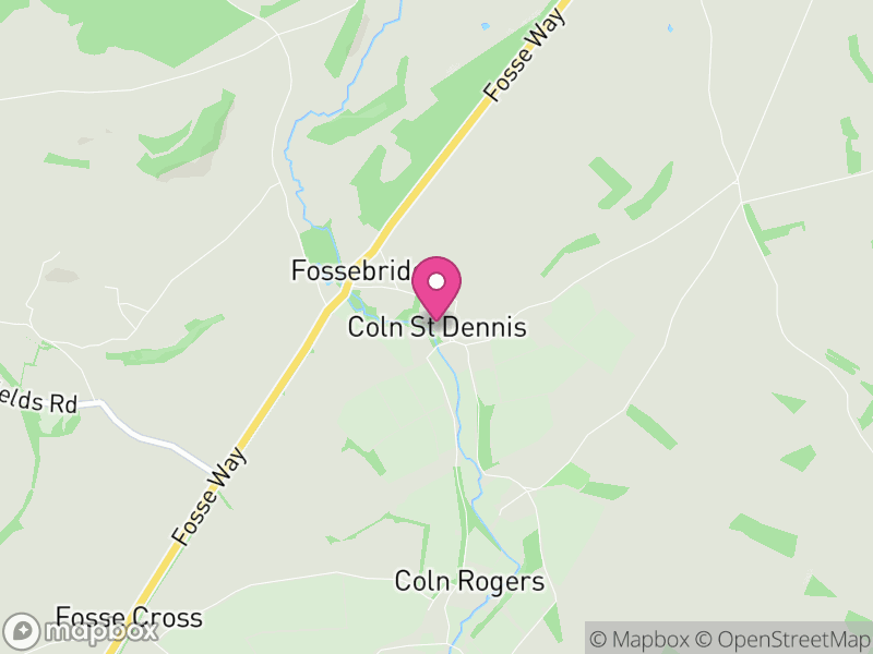 Map of Coln St. Dennis, Cotswold