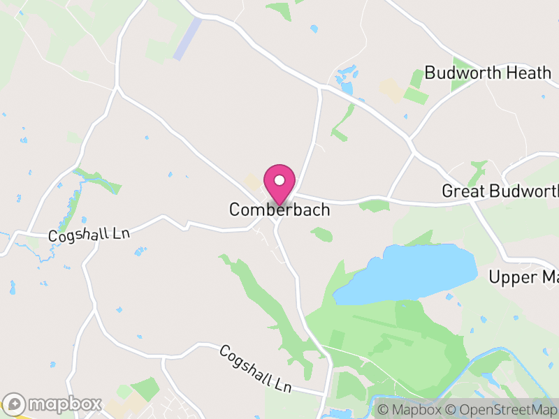 Map of Comberbach, Cheshire West and Chester