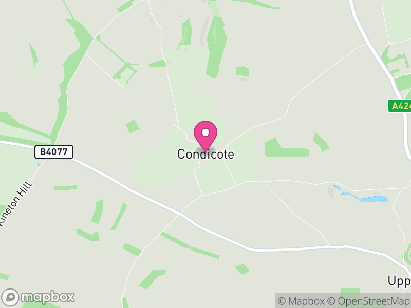 Map of Condicote, Cotswold