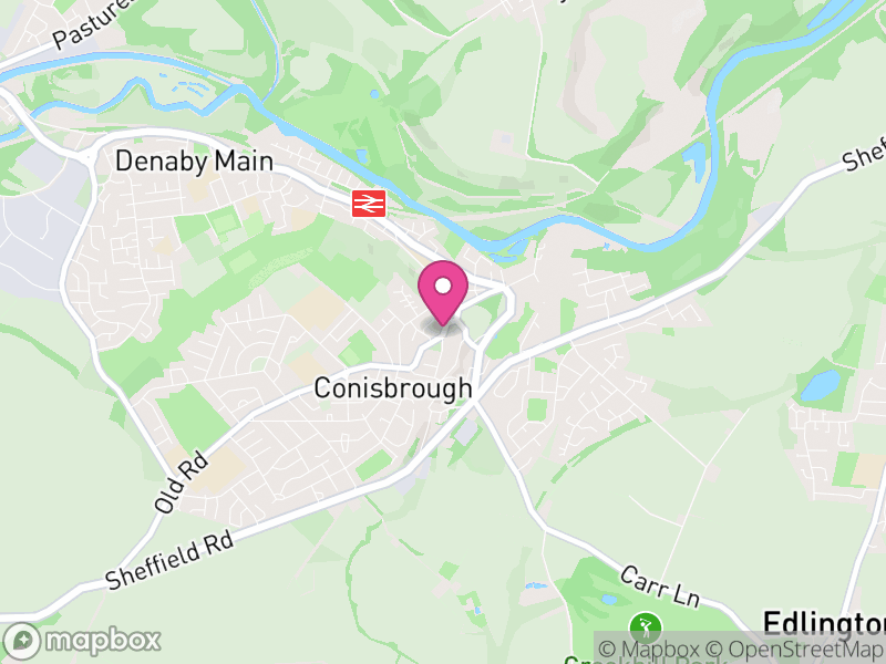 Map of Conisbrough