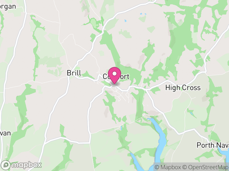 Map of Constantine, Cornwall