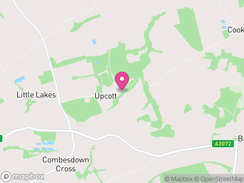 Map of Cookbury, Torridge