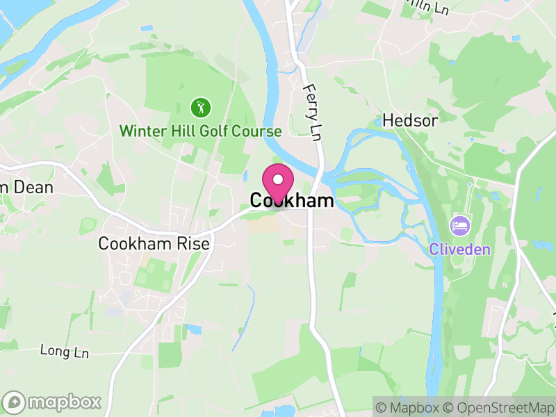 Map of Cookham, Windsor and Maidenhead