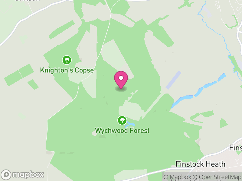 Map of Cornbury and Wychwood, West Oxfordshire