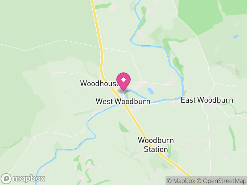 Map of Corsenside, Northumberland