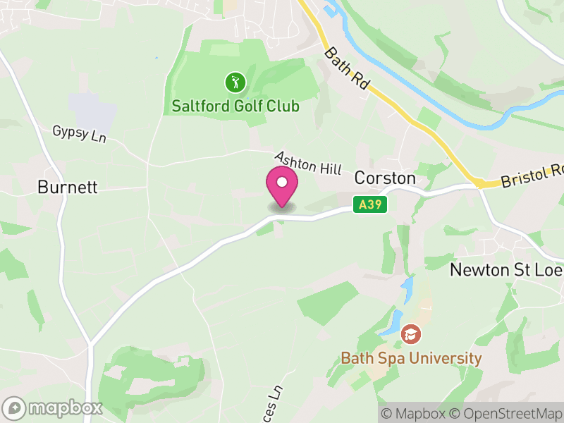 Map of Corston, Bath and North East Somerset