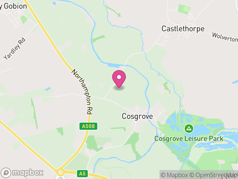 Map of Cosgrove, West Northamptonshire