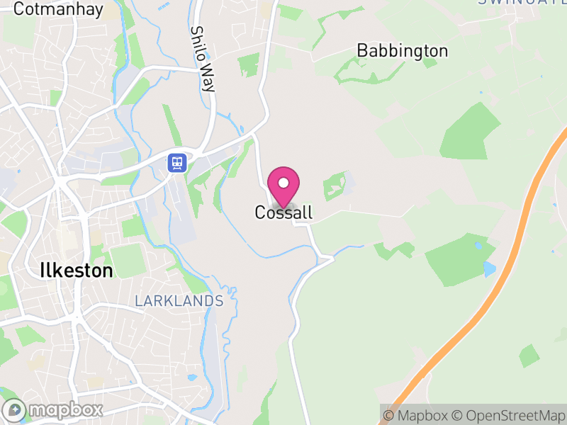 Map of Cossall, Broxtowe
