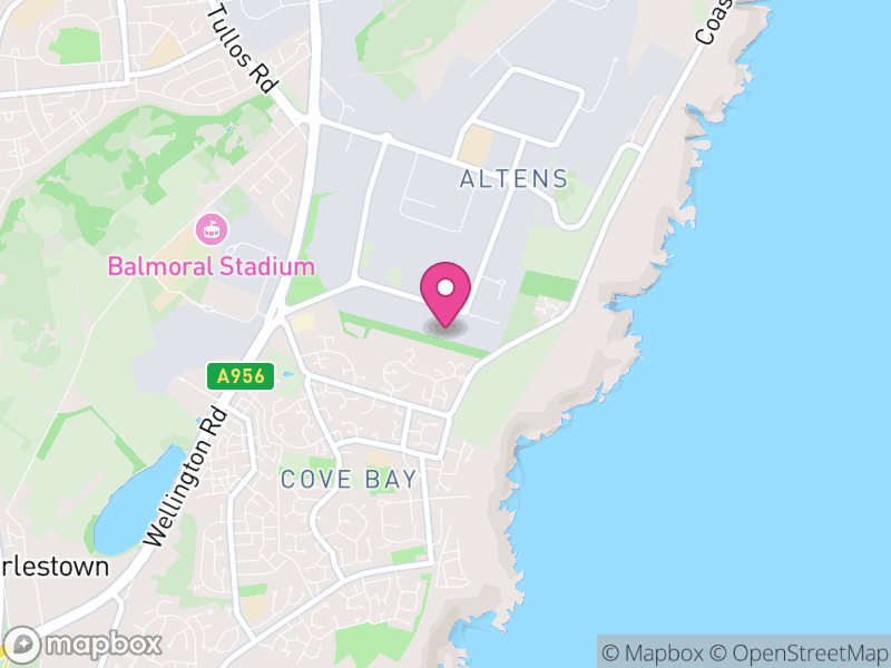 Map of Cove and Altens, Aberdeen