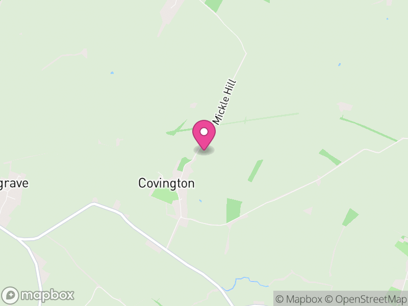 Map of Covington, Huntingdonshire