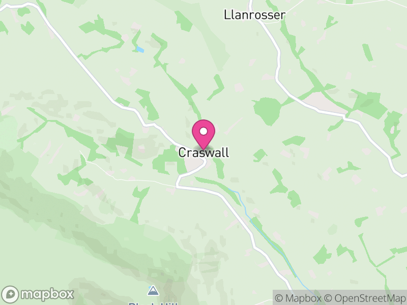 Map of Craswall, Herefordshire