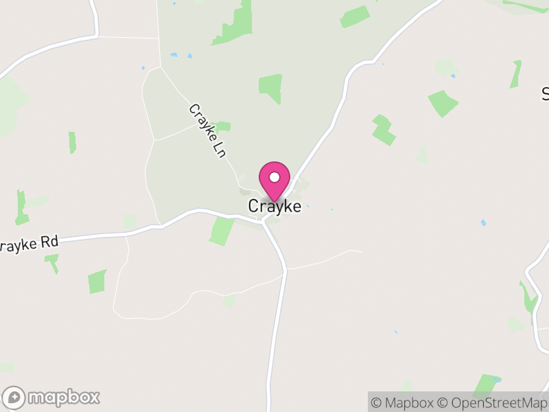 Map of Crayke, North Yorkshire
