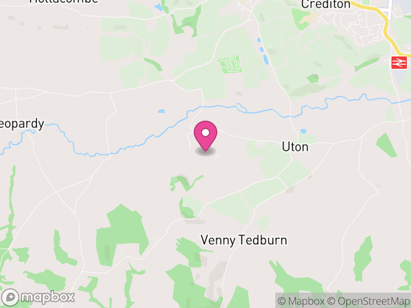 Map of Crediton Hamlets, Mid Devon